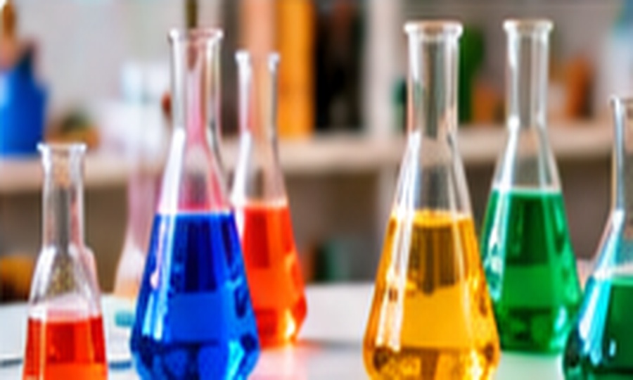 Colorful science experiments